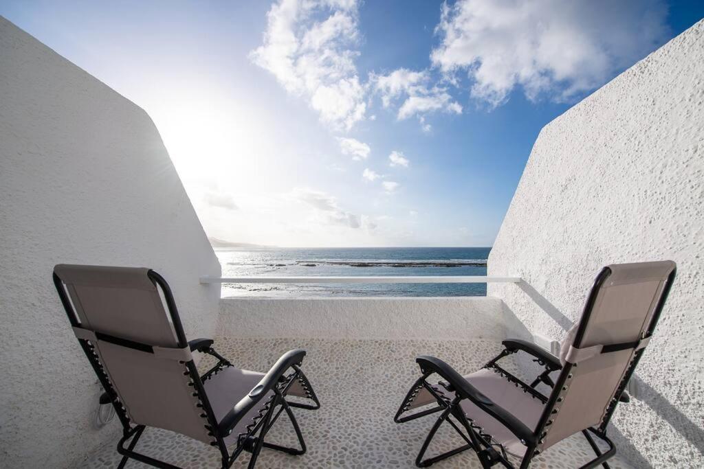 Ferienwohnung Beachfront Apt With Open Terrace In Las Canteras Las Palmas / Gran Canaria Exterior foto